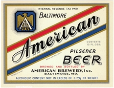 American Pilsener Beer IRTP Label