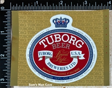 Tuborg Beer Label
