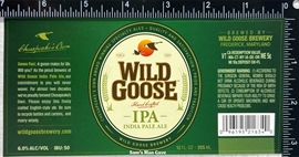 Wild Goose IPA Label