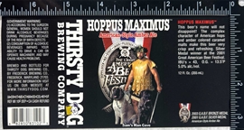 Thirsty Dog Hoppus Maximus Ale Label
