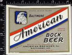 American Bock Beer IRTP Label