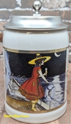 Miller Girl in the Moon Moonbeam Miniature Stein