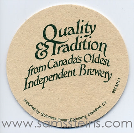4 Moosehead Beer Coasters 
