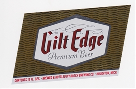 Gilt Edge Beer Label