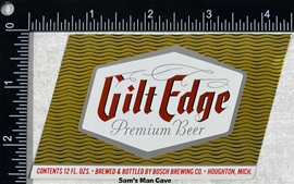 Gilt Edge Beer Label