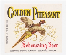 Golden Pheasant Beer Label (large)