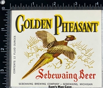 Golden Pheasant Beer Label (large)