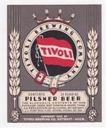 Tivoli 1898 IRTP Beer Label