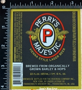 Perry's Majestic Beer Label