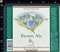 Boyne River Brewing Brown Ale Label