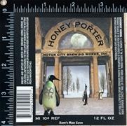 Motor City Brewing Works Honey Porter Label