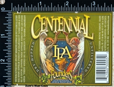 Founders Centennial IPA Label