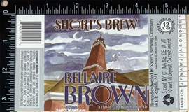 Short's Brew Bellaire Brown Label