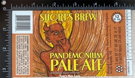 Short's Brew Pandemonium Pale Ale Label