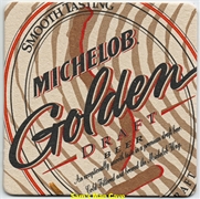 Michelob Golden Draft Beer Coaster