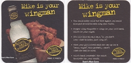 Mikes Hard Lemonade Wingman Beer Coaster