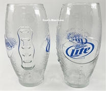 Miller Lite Football Glass Set