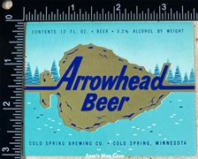 Arrowhead Beer Label