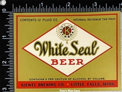 White Seal IRTP Beer Label