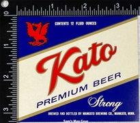 Kato Premium Beer Label