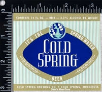Cold Spring Beer Label