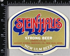 Stein-Haus Strong Beer Label