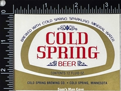 Cold Spring Beer Label