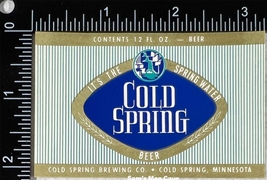 Cold Spring Beer Label