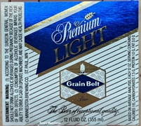 Grain Belt Premium Light Beer Label