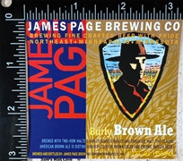 James Page Brewing Burly Brown Ale Label