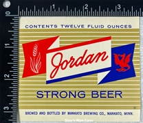 Jordan Strong Beer Label