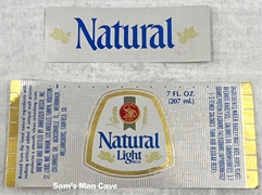 Natural Light Beer Label
