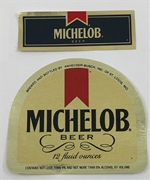 Michelob Beer Label with neck label