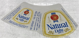 Natural Light NO DEPOSIT NO RETURN Beer Label