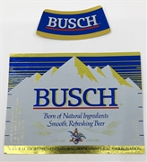 Busch Beer Label with neck label