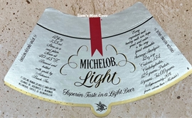 Michelob Light Oregon Refund Beer Label