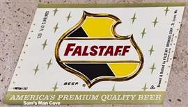 Falstaff Beer Label