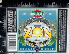 Boulevard Zon Beer Label