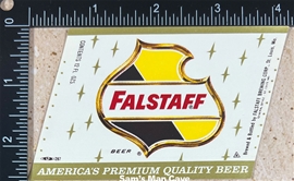 Falstaff Beer Label