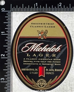 Michelob Lager Beer Label