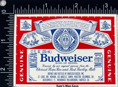 Budweiser Beer Label