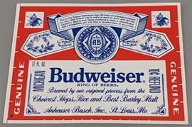 Budweiser Beer Label