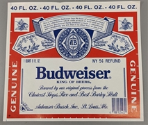 Budweiser Beer Label