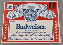 Budweiser Beer Label