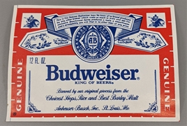 Budweiser Beer Label