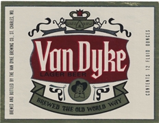 Van Dyke Lager Beer Label