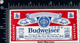 Budweiser Beer Label