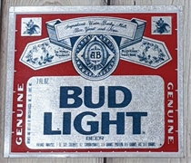 Bud Light Beer Label