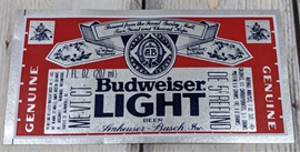 Budweiser Light Beer Label