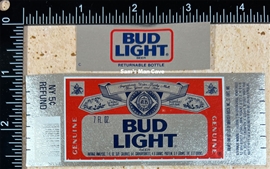 Bud Light Beer Label